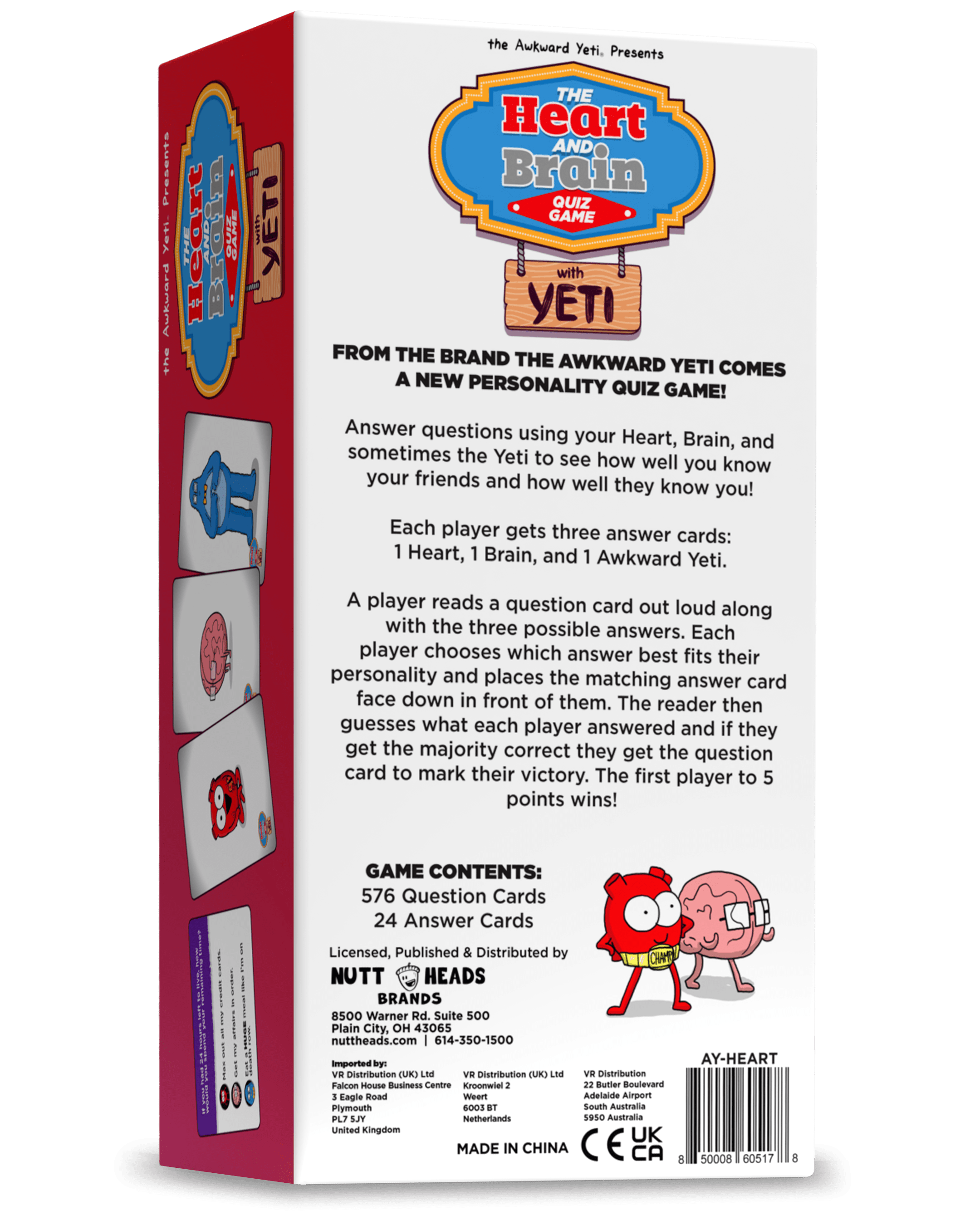 The Heart And Brain by The Awkward Yeti