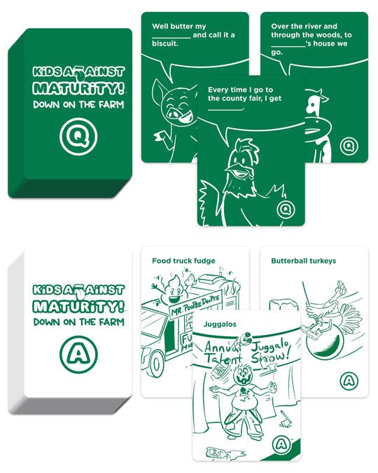 Down On The Farm & Let's Go Kids Travel Game Bundle - Nutt Heads